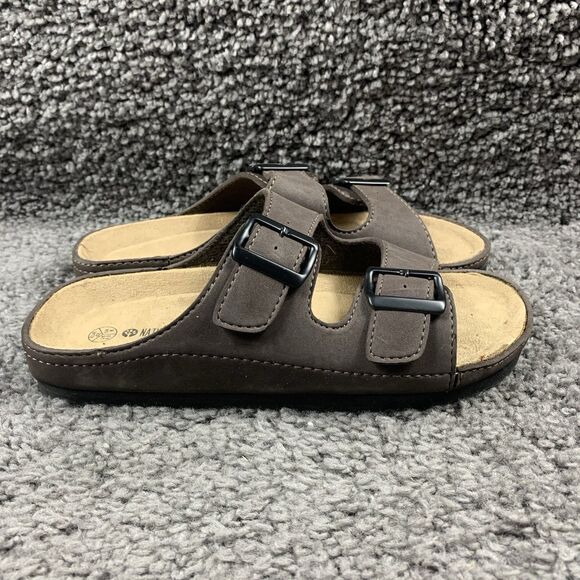 Natural Walk Men's Slide Sandals Brown Synthetic Size 8.5 - Picture 4 of 7